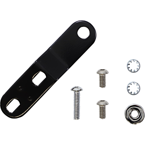 Bare Bones Pillion Pad - Diamond - Black - FXLR LYR-007PDM