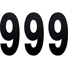 FX Number 9 - Black - 8" 02-4479