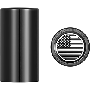 Docking Hardware Covers - American Flag - Long - Contrast Cut - Black FD26-DC-2545-BK