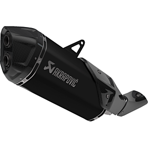 Slip-On Line Muffler - Titanium - CRF1100L - Black S-H11SO4-HAFT