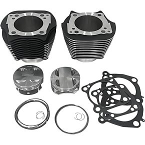 Cylinder Kit - 128" - Black with Highlighted Fins - M8 RP201-606W