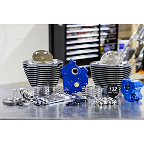 132" Power Package Engine Performance Kit - Gear Drive - Water Cooled - Highlighted Fins - M8 310-1236