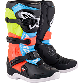 Tech 3S Boots - Black/Yellow/Red - US 3 2014018-1538-3