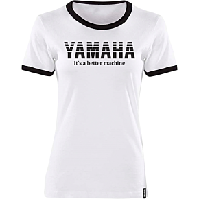 Women's Yamaha Vintage T-Shirt - White/Black - Large NP21S-L1793-L