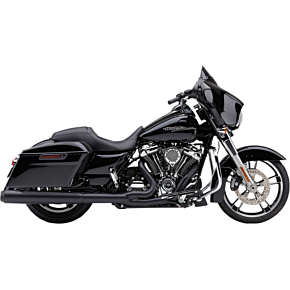 Cobra Powr-Flo 2:1 Exhaust - Black - '17-'20 FL 6451RB