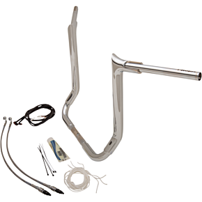 Fat Baggers Inc Handlebar Kit - Pointed Top - 16" - Chrome 809216