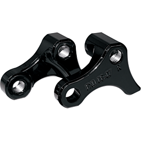 La Choppers Rear Lowering Kit - Black Powder Coated - Lowers 1" - '06-'17 Dyna LA-7590-02B