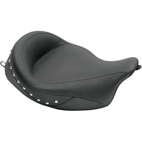 Mustang Super Solo Seat - Chrome Studded 76068