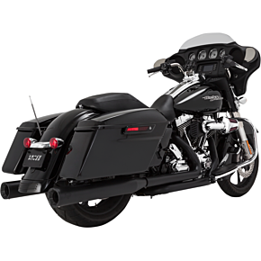 Vance  Hines 4" Eliminator Mufflers - Black 46703