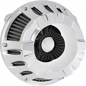 Inverted Series Air Cleaner Kit - Deep Cut - Chrome 600-228