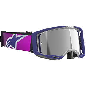 Vision 8 Goggle - Corp - Purple/Light Gray - Silver Mirror Lens 5101625-3153