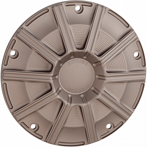 10-Gauge Derby Cover - Titanium - Touring/Trike 700-007