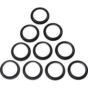 Drag Specialties Fork Dust Seals - 49 mm - 10-Pack 0407-0670
