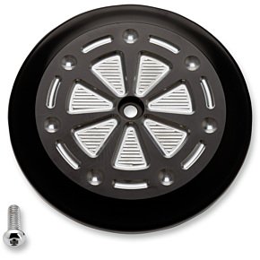 Joker Machine Techno Air Cleaner Cover - Black/Silver 02-223-2