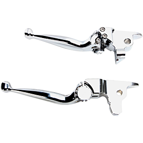 Powerstands Racing Lever Set - Journey - Harley Davidson - Chrome 12-00611-20