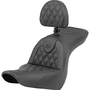 Roadsofa™ Seat - Lattice Stitch - with Backrest - FXLR/FLSB '18-'23 818-29-182BR