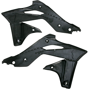 Acerbis Radiator Shrouds - KX 250 F - Black