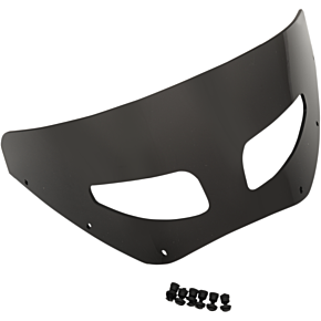 Roadwarrior Cafe Shield - Vented - Dark Black Smoke - 7" MEP87210