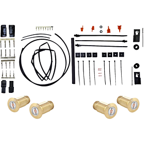 Lightning Bolts Kit - Run/Brake/Turn - Brass PYO:BB-LB-BR