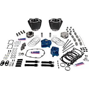 129" Power Package - HPT496 - Chain Drive - Oil Cooled - Black with Highlights - 107" M8 310-1395