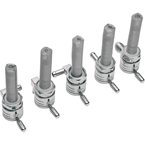 22mm Petcock Backward Chrome 5/16 Hose