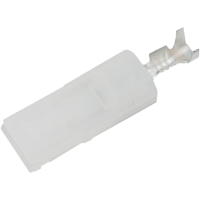 Amp .187" Fem White Socket Housing 20-pk Hd 72294-94