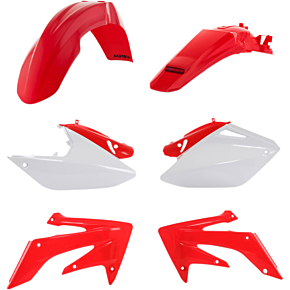 Acerbis Standard Replacement Plastic Body Kit - '08 OE Red/White