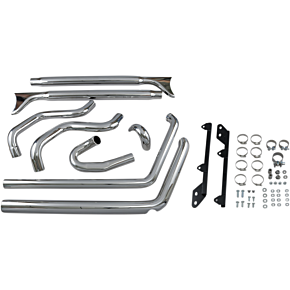 Fishtail Exhaust - 33" - Softail 1S46E-33