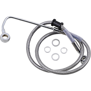Brake Line - +2" - Stainless Steel - '15-'17 Softail 1741-5777