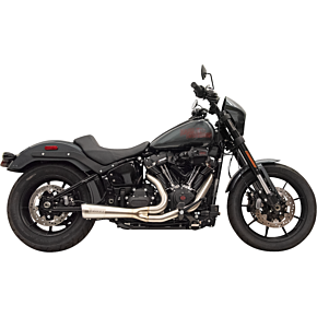 2-into-1 Ripper Exhaust System with Megaphone Muffler - Short - Stainless - 49-State - M8 Softail 1S75SSE