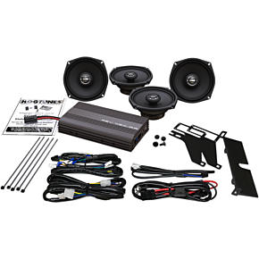 Hogtunes 4-Speaker/200W Amplifier Kit REV 450U KIT-AA