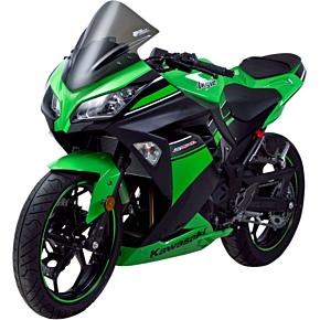 Zero Gravity Corsa Windscreen - Smoke - Ninja 300