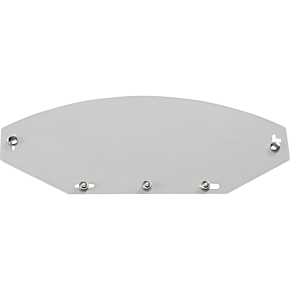 Vintage 5-Snap Shield - Flat - Clear 0131-0121