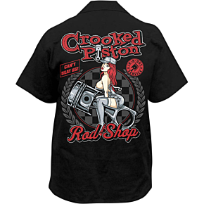 Crooked Piston Shirt - Black - 2XL HW50230XXL