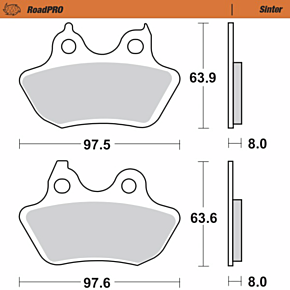 Brake Pads - Sintered Series 412002-PU