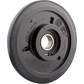 Idler Wheel with Bearing 6205-2RS - Black - Group 10 - 165 mm OD x 1" ID 298927