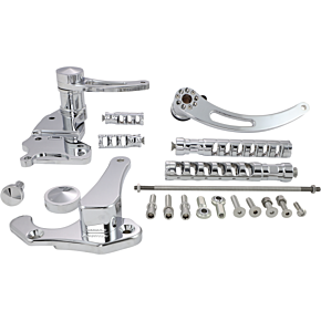 Accutronix Forward Control - Chrome - Slotted FC405-SSAKC