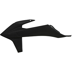 Acerbis Radiator Shrouds - Black/Metallic 2726517440