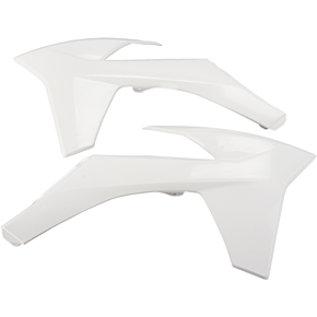 Acerbis Radiator Shrouds - KTM - White