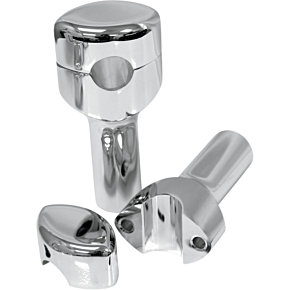 La Choppers Risers - Smooth - 4" - Chrome LA-7402-04