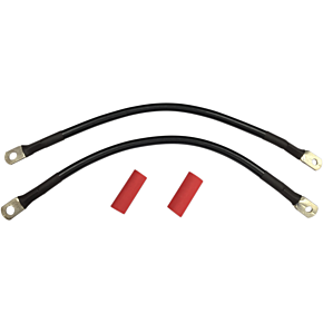 Black Battery Cable Set - '04-'09 XL 2113-0665