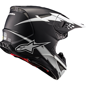 Supertech M10 Helmet - Ampress - MIPS® - Matte Black/White - 2XL 8300823-1121-2X