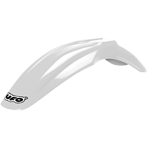 Universal Supermoto Front Fender - White PA01027-041