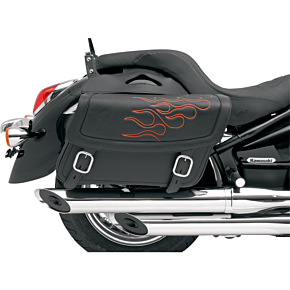 Flame Saddlebag - Orange - Medium