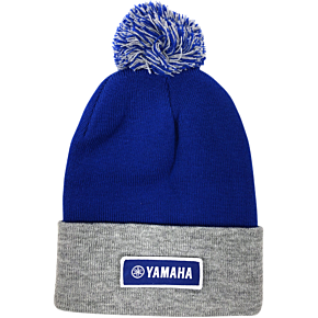 Yamaha Pom Beanie - Royal/Gray 23-86202