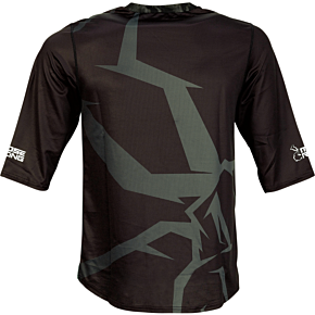 MTB Jersey - 3/4 Sleeve - Black - 2XL 5120-0242