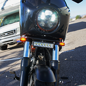 Joker Machine LED Turn Signals - 49 mm - Black 05-302-1