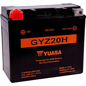 Yuasa AGM Battery - GYZ20H YUAM72RGH