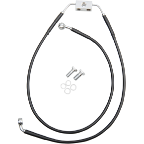 Brake Line - Front - Black - +6" - FXDB '12-'17 1741-3804