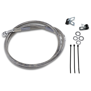 Brake Line - Front - +2" - Stainless Steel 1741-2675